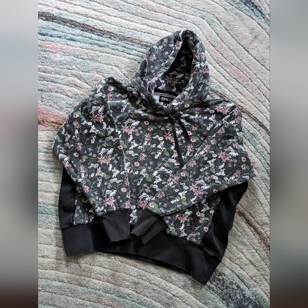 Ripndip cat hoodie sz small